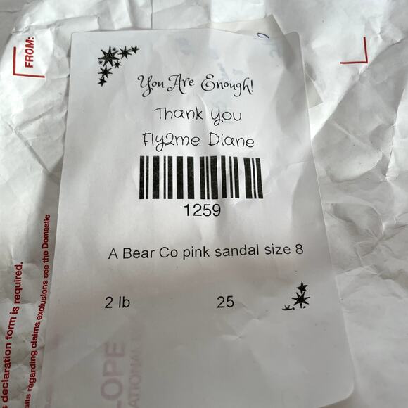 A Bear Co Pink Sandal Size 8 (says 5 but feels like 8) - Picture 8 of 8